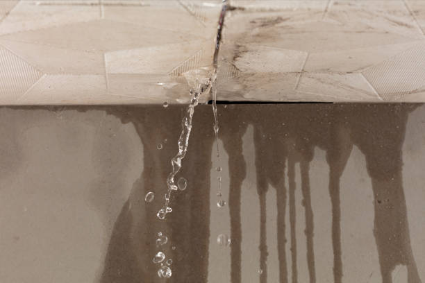 Professional Water Extraction technician working in La Ward, TX